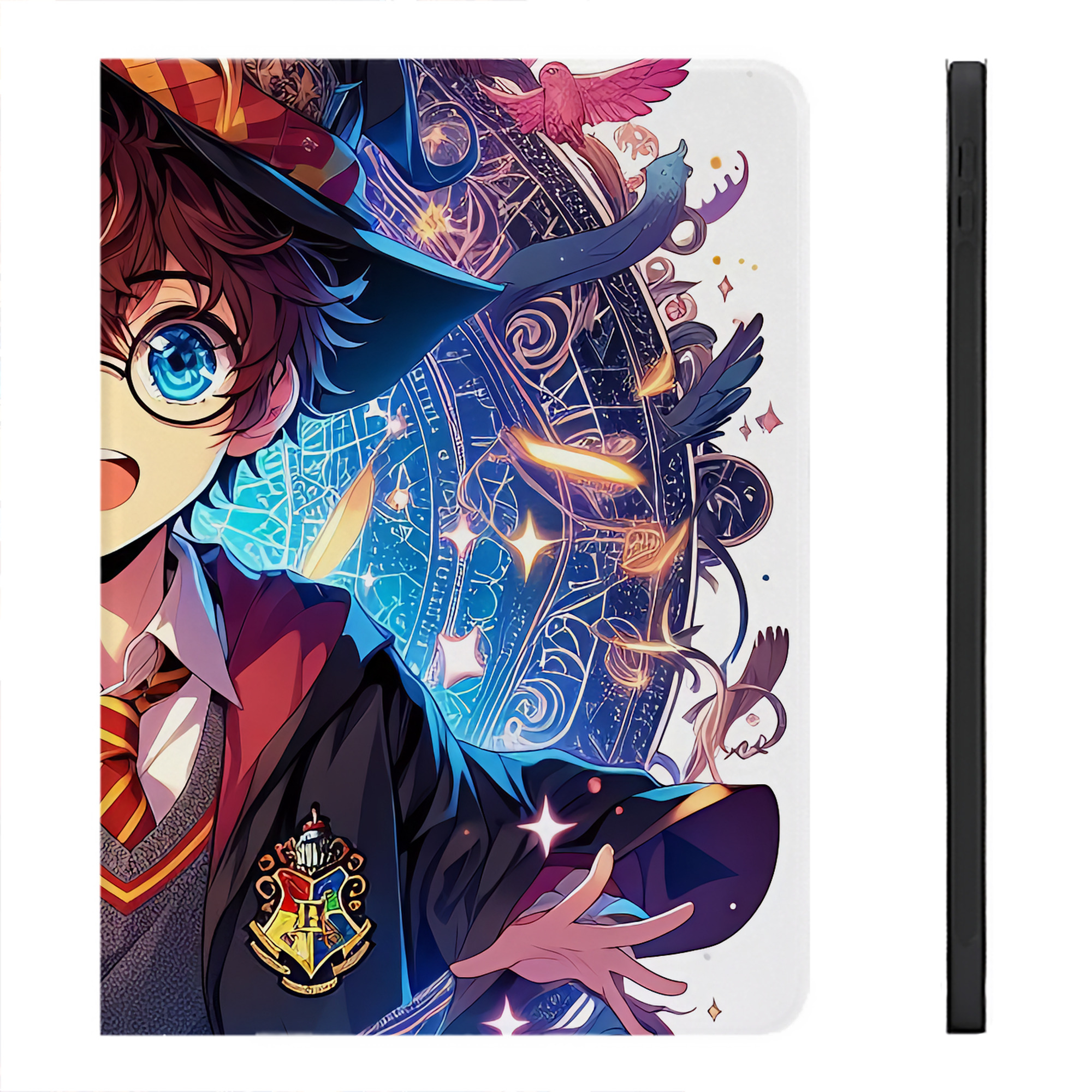 （画像用） Harry Potter ハリー・ポッターシリーズ IPadケース ペンホルダー付き ブックスタイルデザイン